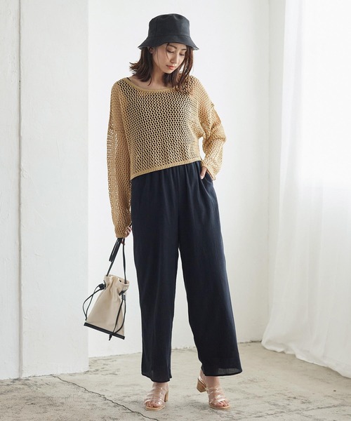 KOBE LETTUCE（コウベレタス）の「ブラ紐隠しペチコートインナータンクトップ（インナーウェア/肌着・レディース・ブラック/ベージュ/オフホワイト・S/M/L/XL）」の15枚目の写真