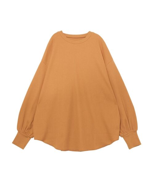 Ungrid（アングリッド）の「【WEB限定】スリーブボリュームワッフルロングスリーブTee（Tシャツ/カットソー・レディース・チャコールグレー/アイボリー/オレンジ/ブラック/イエロー/グリーン/パープル系その他3/オフホワイト・FREE）」の19枚目の写真