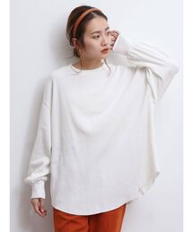 Ungrid | 【WEB限定】スリーブボリュームワッフルロングスリーブTee(Tシャツ/カットソー)