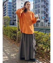 Ungrid | 【WEB限定】スリーブボリュームワッフルロングスリーブTee(Tシャツ/カットソー)