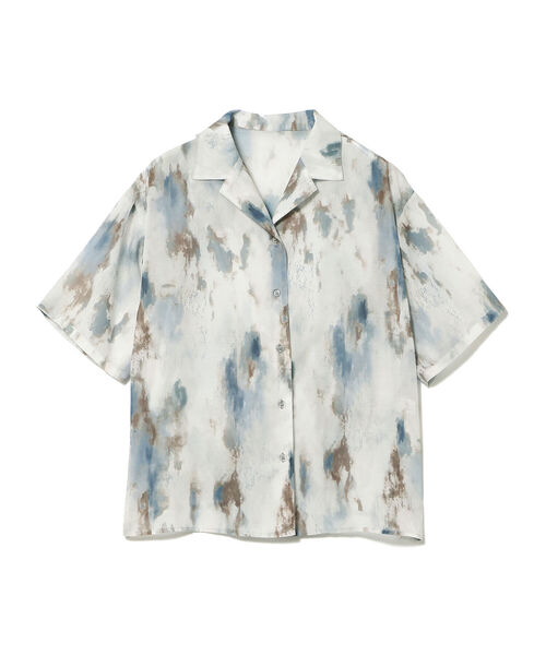 Ray BEAMS（レイビームス）の「Ray BEAMS / プリント オープンカラー シャツ（シャツ/ブラウス・レディース・ブルー系その他3/イエロー・ONE SIZE）」の14枚目の写真