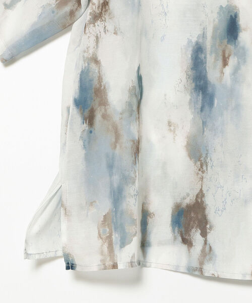 Ray BEAMS（レイビームス）の「Ray BEAMS / プリント オープンカラー シャツ（シャツ/ブラウス・レディース・ブルー系その他3/イエロー・ONE SIZE）」の17枚目の写真