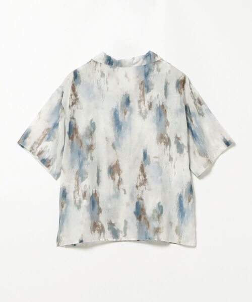 Ray BEAMS（レイビームス）の「Ray BEAMS / プリント オープンカラー シャツ（シャツ/ブラウス・レディース・ブルー系その他3/イエロー・ONE SIZE）」の18枚目の写真