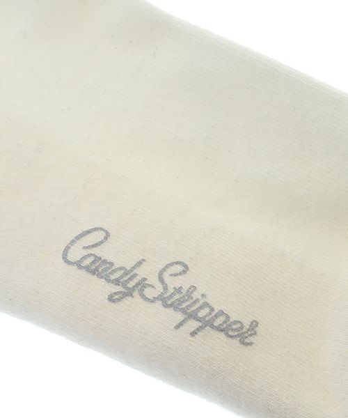 Candy Stripper（キャンディストリッパー）の「CANDY FIRE RIB ソックス（ソックス/靴下・レディース・ブラック/オフホワイト/ピンク/グリーン・FREE）」の5枚目の写真