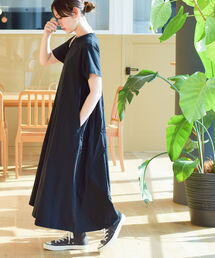 Ray BEAMS | Ray BEAMS / バック ギャザー キリカエ ワンピース(ワンピース)