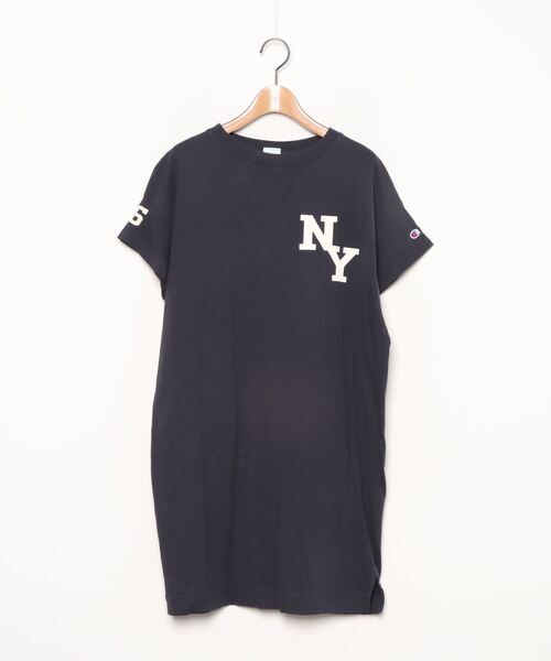 ブランド古着 ワンポイントtシャツワンピース ワンピース Champion チャンピオン のファッション通販 Zozoused