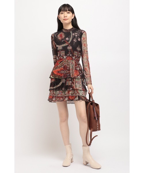 Desigual（デシグアル）の「ワンピース長袖 BERLIN（ワンピース・レディース・オレンジ・2L/SS/S/M/L）」の4枚目の写真