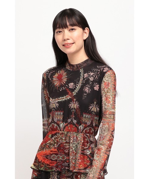 Desigual（デシグアル）の「ワンピース長袖 BERLIN（ワンピース・レディース・オレンジ・2L/SS/S/M/L）」の7枚目の写真