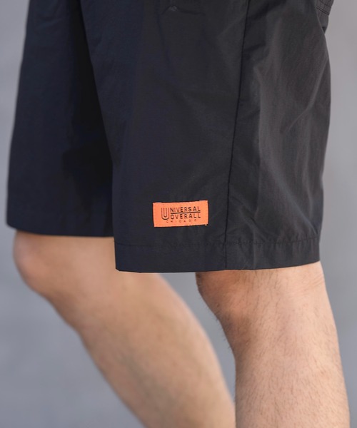 UNIVERSAL OVERALL(ユニバーサルオーバーオール)の「【UNIVERSAL OVERALL】PACKABLE SHORTS U2123602(その他パンツ・メンズ・ブラック/サックスブルー/ベージュ/パープル・MEDIUM/SMALL/LARGE)」の15枚目の写真