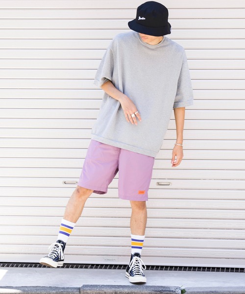 UNIVERSAL OVERALL(ユニバーサルオーバーオール)の「【UNIVERSAL OVERALL】PACKABLE SHORTS U2123602(その他パンツ・メンズ・ブラック/サックスブルー/ベージュ/パープル・MEDIUM/SMALL/LARGE)」の6枚目の写真
