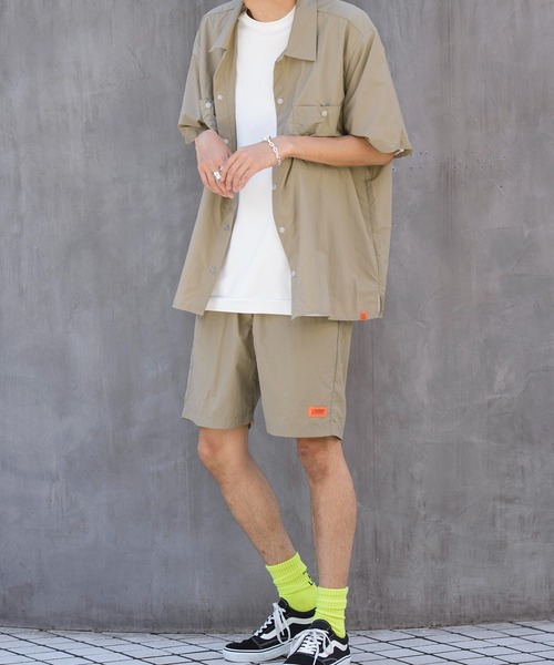 UNIVERSAL OVERALL(ユニバーサルオーバーオール)の「【UNIVERSAL OVERALL】PACKABLE SHORTS U2123602(その他パンツ・メンズ・ブラック/サックスブルー/ベージュ/パープル・MEDIUM/SMALL/LARGE)」の11枚目の写真