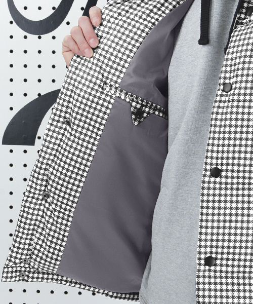 R.NEWBOLD（アールニューボールド）の「HOUND TOOTH PRINT DOWN/245101 