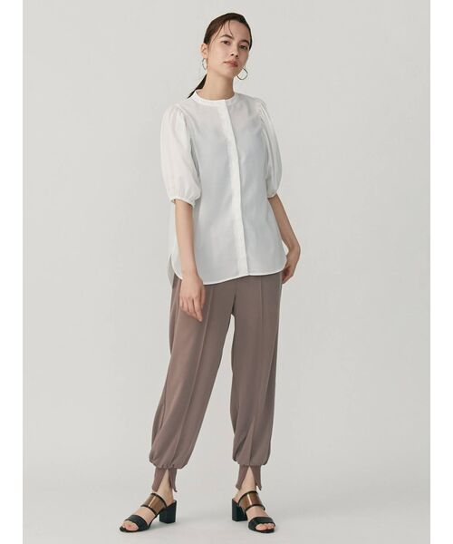 THE DAYZ TOKYO（ザデイズトーキョー）の「【THE DAYZ TOKYO】バンドカラーボリュームスリーブブラウス（シャツ/ブラウス・レディース・ブラック/オフホワイト/ブルー・SMALL/MEDIUM）」の9枚目の写真