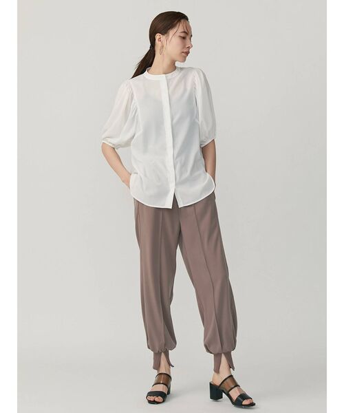 THE DAYZ TOKYO（ザデイズトーキョー）の「【THE DAYZ TOKYO】バンドカラーボリュームスリーブブラウス（シャツ/ブラウス・レディース・ブラック/オフホワイト/ブルー・SMALL/MEDIUM）」の10枚目の写真