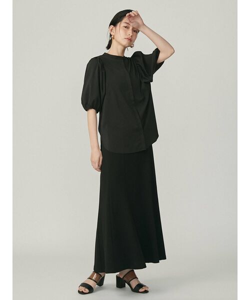 THE DAYZ TOKYO（ザデイズトーキョー）の「【THE DAYZ TOKYO】バンドカラーボリュームスリーブブラウス（シャツ/ブラウス・レディース・ブラック/オフホワイト/ブルー・SMALL/MEDIUM）」の11枚目の写真