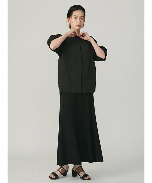 THE DAYZ TOKYO（ザデイズトーキョー）の「【THE DAYZ TOKYO】バンドカラーボリュームスリーブブラウス（シャツ/ブラウス・レディース・ブラック/オフホワイト/ブルー・SMALL/MEDIUM）」の12枚目の写真