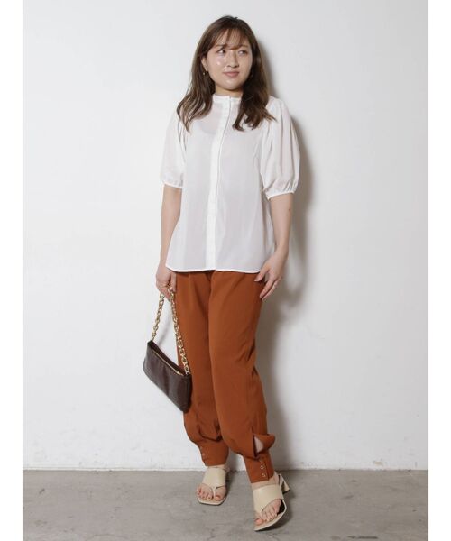 THE DAYZ TOKYO（ザデイズトーキョー）の「【THE DAYZ TOKYO】バンドカラーボリュームスリーブブラウス（シャツ/ブラウス・レディース・ブラック/オフホワイト/ブルー・SMALL/MEDIUM）」の16枚目の写真