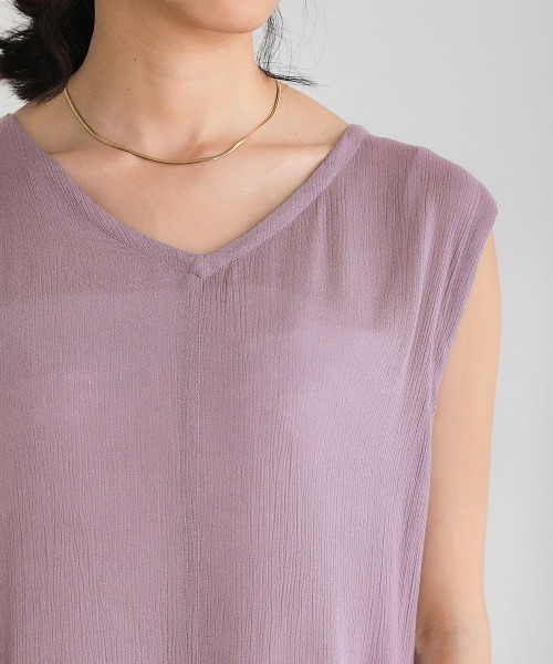 Bou Jeloud(ブージュルード)の「レーヨンクレープ2WAYフレアワンピース(ワンピース・レディース・ブラック/ブラウン/カーキ/ラベンダー・38)」の13枚目の写真