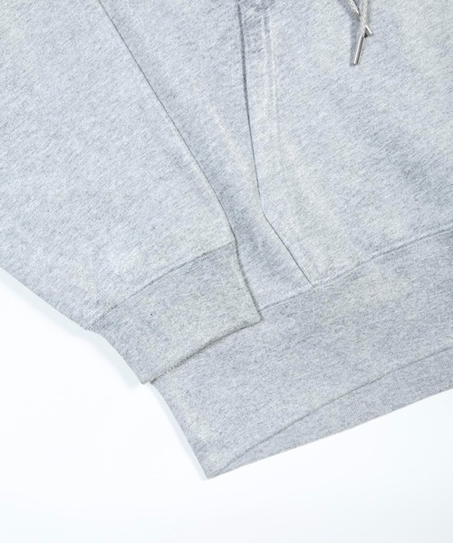 GalaabenD（ガラアーベント）の「ロゴ刺繍コーティングスウェットパーカー（パーカー・メンズ・ブラック/ヘザーグレー・M/L/S）」の18枚目の写真