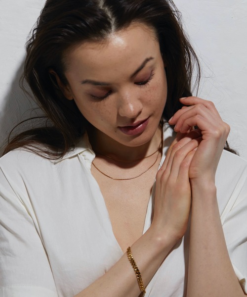 CENE（セネ）の「【CENE】セネ/ [ゴールド]チェーンブレスレット/6mm（ブレスレット・レディース・ゴールド・FREE）」の2枚目の写真