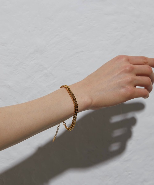 CENE（セネ）の「【CENE】セネ/ [ゴールド]チェーンブレスレット/6mm（ブレスレット・レディース・ゴールド・FREE）」の4枚目の写真