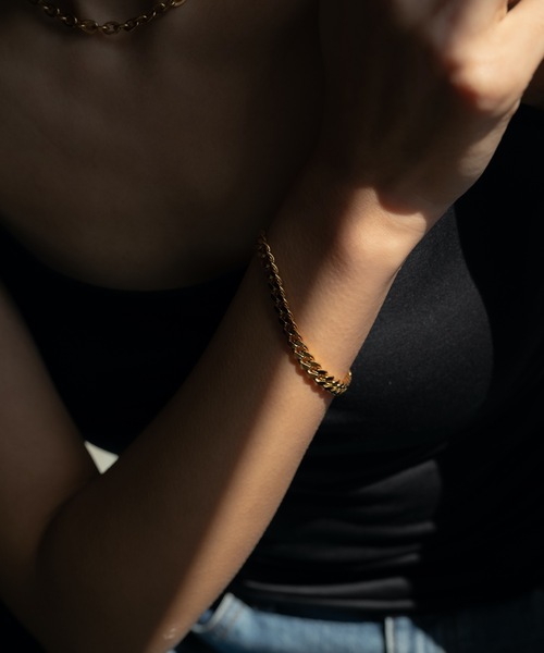 CENE（セネ）の「【CENE】セネ/ [ゴールド]チェーンブレスレット/6mm（ブレスレット・レディース・ゴールド・FREE）」の9枚目の写真