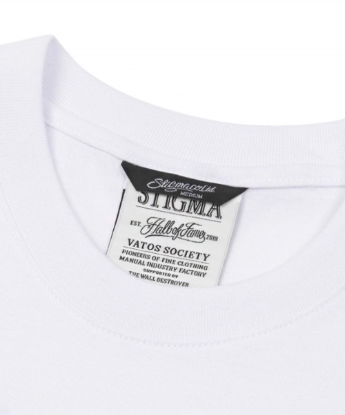 STIGMA(スティグマ)の「【STIGMA 】キャットスタンダード フィットティーシャツ / CAT STANDARD FIT T-SHIRTS(Tシャツ/カットソー・メンズ・ホワイト/ブラック・LARGE/X-LARGE/MEDIUM)」の4枚目の写真