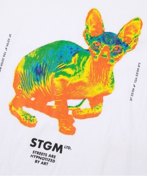 STIGMA(スティグマ)の「【STIGMA 】キャットスタンダード フィットティーシャツ / CAT STANDARD FIT T-SHIRTS(Tシャツ/カットソー・メンズ・ホワイト/ブラック・LARGE/X-LARGE/MEDIUM)」の5枚目の写真