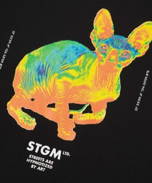 STIGMA(スティグマ)の「【STIGMA 】キャットスタンダード フィットティーシャツ / CAT STANDARD FIT T-SHIRTS(Tシャツ/カットソー・メンズ・ホワイト/ブラック・LARGE/X-LARGE/MEDIUM)」の11枚目の写真