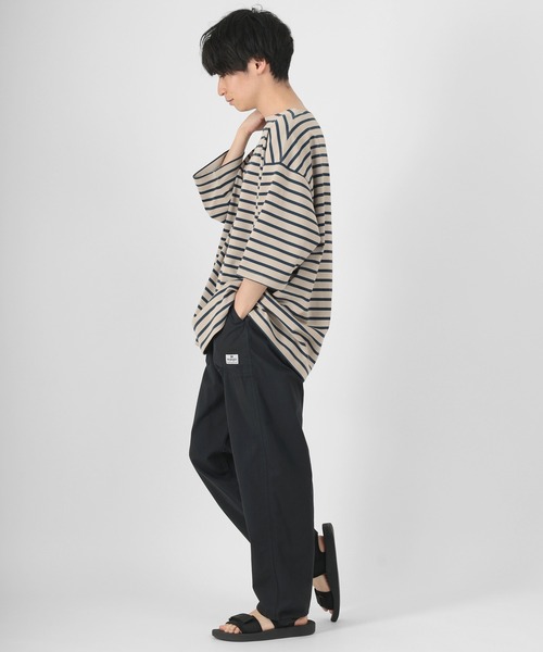 Wrangler(ラングラー)の「【Wrangler/ラングラー】イージーベイカーパンツ/コットンリネン/カラーパンツ(チノパンツ・メンズ・ブラック/アイボリー・S/M/L/XL)」の18枚目の写真