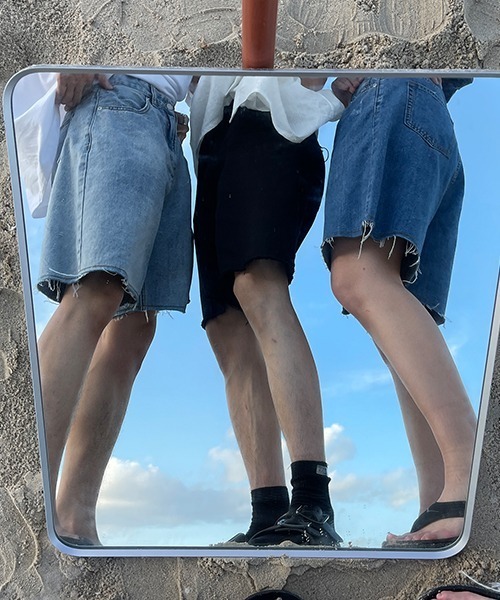 MASONPRINCE(メイソンプリンス)の「【MASONPRINCE】Hem damage denim shorts NDK1904(その他パンツ・メンズ・ライトブルー/ブラック/ブルー/ダークグレー・S/M/L/XL)」の15枚目の写真