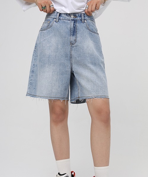 MASONPRINCE(メイソンプリンス)の「【MASONPRINCE】Hem damage denim shorts NDK1904(その他パンツ・メンズ・ライトブルー/ブラック/ブルー/ダークグレー・S/M/L/XL)」の21枚目の写真