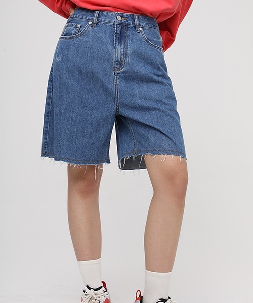 MASONPRINCE(メイソンプリンス)の「【MASONPRINCE】Hem damage denim shorts NDK1904(その他パンツ・メンズ・ライトブルー/ブラック/ブルー/ダークグレー・S/M/L/XL)」の22枚目の写真