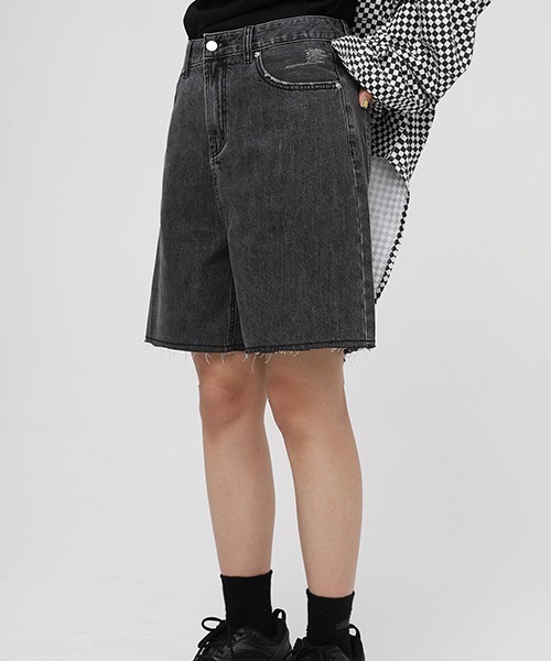 MASONPRINCE(メイソンプリンス)の「【MASONPRINCE】Hem damage denim shorts NDK1904(その他パンツ・メンズ・ライトブルー/ブラック/ブルー/ダークグレー・S/M/L/XL)」の18枚目の写真