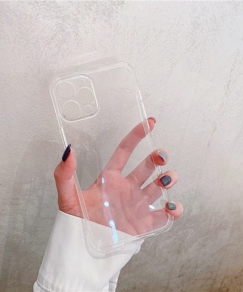 Port（ポート）の「ソフト クリア iPhoneケース ( 7 / 8 / SE2 / 11 / 12 / 12mini / 13 / 13pro / 14 / 14pro ) #_（スマホケース/カバー・レディース・クリア/グレー/グリーン/ブラウン・A/C/B/D/H/G/E/I/J/K/N）」の4枚目の写真