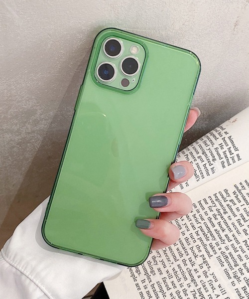 Port（ポート）の「ソフト クリア iPhoneケース ( 7 / 8 / SE2 / 11 / 12 / 12mini / 13 / 13pro / 14 / 14pro ) #_（スマホケース/カバー・レディース・クリア/グレー/グリーン/ブラウン・A/C/B/D/H/G/E/I/J/K/N）」の11枚目の写真