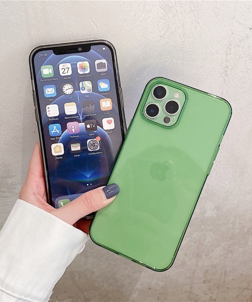 Port（ポート）の「ソフト クリア iPhoneケース ( 7 / 8 / SE2 / 11 / 12 / 12mini / 13 / 13pro / 14 / 14pro ) #_（スマホケース/カバー・レディース・クリア/グレー/グリーン/ブラウン・A/C/B/D/H/G/E/I/J/K/N）」の12枚目の写真