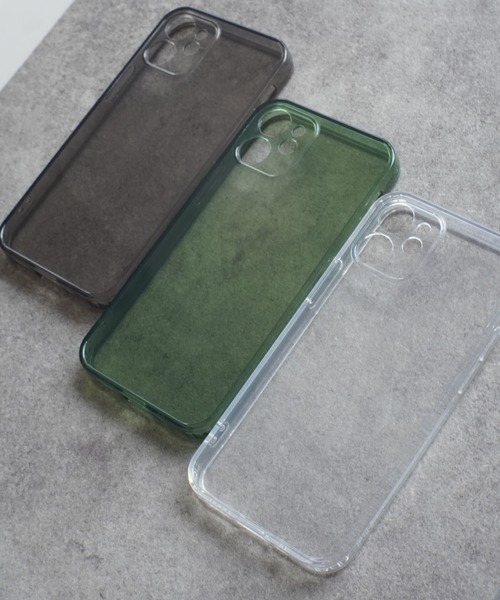 Port（ポート）の「ソフト クリア iPhoneケース ( 7 / 8 / SE2 / 11 / 12 / 12mini / 13 / 13pro / 14 / 14pro ) #_（スマホケース/カバー・レディース・クリア/グレー/グリーン/ブラウン・A/C/B/D/H/G/E/I/J/K/N）」の15枚目の写真