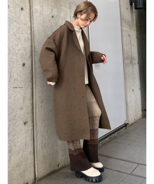 EMODA(エモダ)の「ワイドボリュームローファー(ローファー・レディース・アイボリー/ブラック・SMALL/MEDIUM/LARGE)」の7枚目の写真