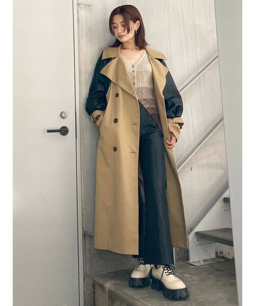 EMODA(エモダ)の「ワイドボリュームローファー(ローファー・レディース・アイボリー/ブラック・SMALL/MEDIUM/LARGE)」の10枚目の写真