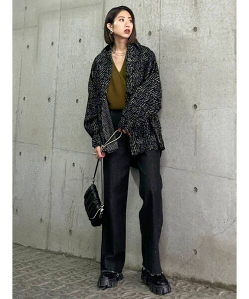 EMODA(エモダ)の「ワイドボリュームローファー(ローファー・レディース・アイボリー/ブラック・SMALL/MEDIUM/LARGE)」の19枚目の写真