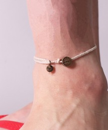 BAYBLO（ベイブロ）の「(BB)【ユニセックス】コットン 編み込み チャーム アンクレット（アンクレット）」