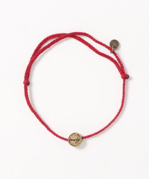 BAYBLO（ベイブロ）の「(BB)【ユニセックス】コットン 編み込み チャーム アンクレット（アンクレット・メンズ・ブラック/ベージュ/ブルー/レッド/ブラウン/グレー・FREE）」の13枚目の写真