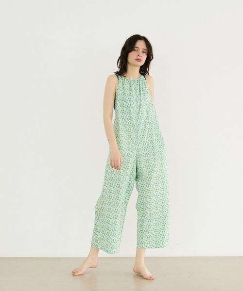 mystic（ミスティック）の「KUDAMONOオールインワン（ルームウェア/パジャマ・レディース・グリーン/イエロー・FREE）」の11枚目の写真