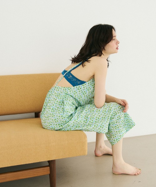 mystic（ミスティック）の「KUDAMONOオールインワン（ルームウェア/パジャマ・レディース・グリーン/イエロー・FREE）」の13枚目の写真