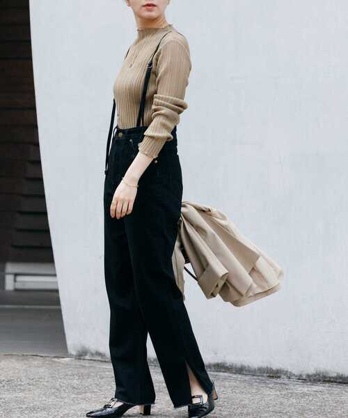 URBAN RESEARCH ROSSO(アーバンリサーチロッソ)の「『別注』Lee×ROSSO SUSPENDER DENIM PANTS(デニムパンツ・レディース・ブラック/ブルー・SMALL/MEDIUM)」の17枚目の写真