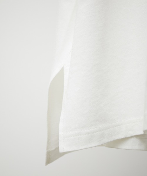 JUNRED（ジュンレッド）の「tai x JUNRed モノトーンフラワーアートビッグT（Tシャツ/カットソー・メンズ・ブラック/ブルーグレー/ホワイト・FREE/M/L/S）」の6枚目の写真