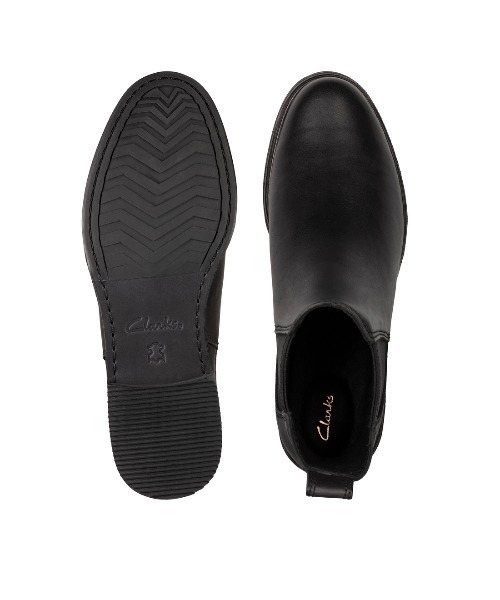 Clarks(クラークス)の「Clarkdale Arlo / クラークデールアルロ (ブラックレザー)(ブーツ・レディース・ブラック・UK5/UK6/UK4/UK3/UK3.5/UK4.5/UK5.5)」の7枚目の写真
