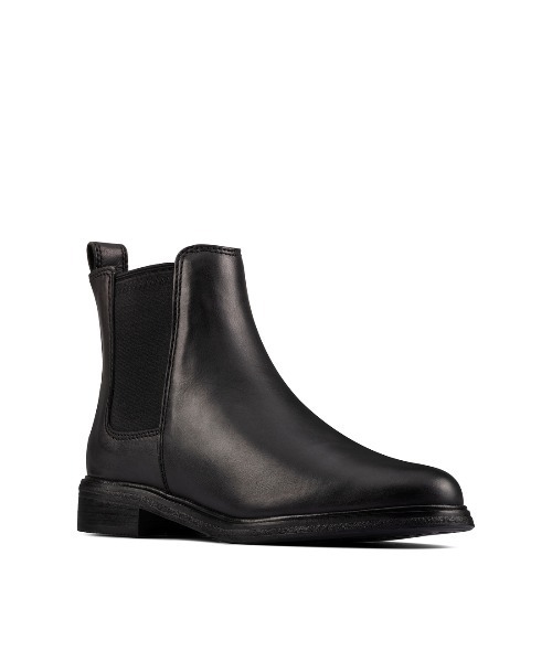 Clarks(クラークス)の「Clarkdale Arlo / クラークデールアルロ (ブラックレザー)(ブーツ・レディース・ブラック・UK5/UK6/UK4/UK3/UK3.5/UK4.5/UK5.5)」の5枚目の写真