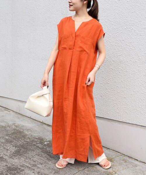 セール フレンチリネンスキッパーワンピース ワンピース Ships シップス のファッション通販 Zozotown